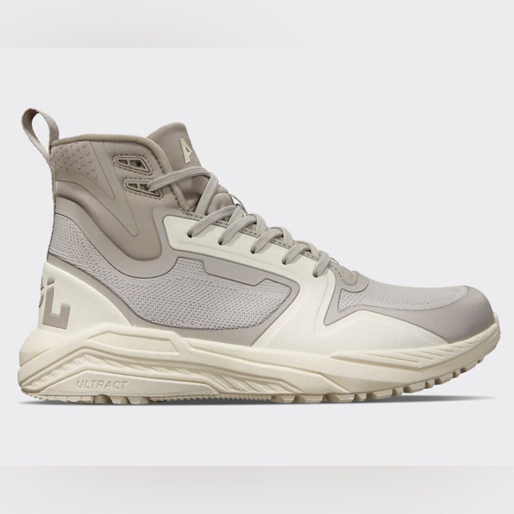 APL Hightop Techloom Defender Lace Up Athletic Sneakers Grey White Women’s 8.5